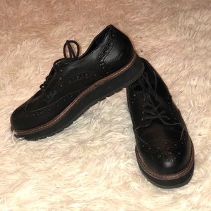 Platform Oxford shoes